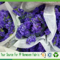 fleurs funéraires emballage textile